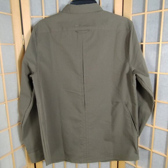 Off The Grid Thunderbolt Button Down Shirt Army Green Size M - Picture 2 of 10